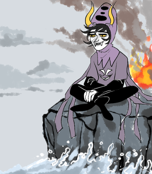 ccin:  the-rogue-0f-light:  deadnektan:      gamzee   someone please draw some inspirational