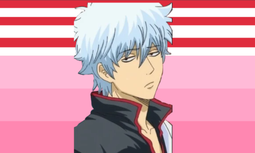 Sakata Gintoki from Gintama drinks Strawberry Milk 