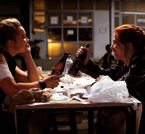 dianasprince:FLORENCE PUGH as YELENA BELOVA and SCARLETT JOHANSSON as NATASHA ROMANOFFin BLACK WIDOW | 2021
