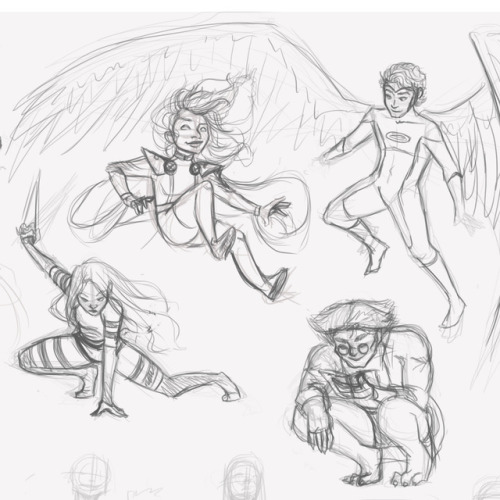 More X-Men sketches for the poster I’m working on - goin full 90s up in here.