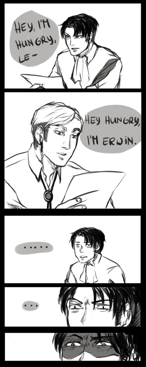 last-heroine:  if you think i’m done with terrible jokes, you are terribly mistaken bad dad!jokes, yep, erwin would pull them off, with the straightest pokerface 