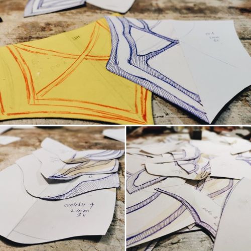 Reworking old papermodels to make a brand new male Nightingale armor for our Etsy shop!#costumedes