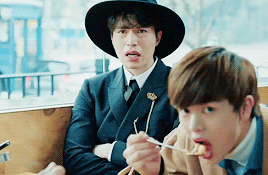 sseuregis:the grim reaper and deok hwa react to morning dramas - requested by @shipsabound​