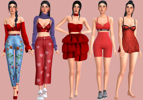 Valentine’s Day Lookbook! (Roses are red) Check out Pretty in Pink here!CC links below! Thank you to