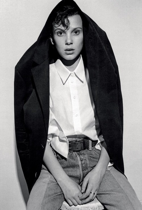 eroscestlavie: phireside: Millie Bobby Brown by Collier Schorr | DAZED Winter 2016 She’s so co