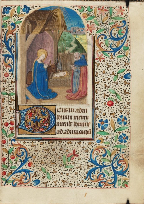 Catholic Church. Book of hours : use of Rouen : manuscript, [between 1475 and 1500]. MS Lat 133Hough