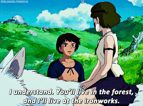 kyloren:“[pitching the proposal for Mononoke-hime (1997)] There cannot be a happy ending to the figh