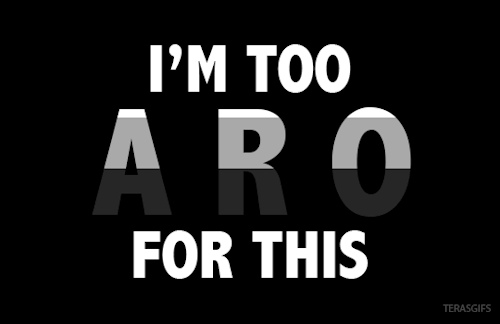 Something For The Aros And Aces Out There. Happy Pride!