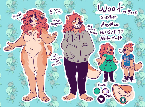 donutfloats:Woof finally has a new ref!! she hasn’t changed much tho, shes more obviously plus size now and is a little more colourful clothing wise she perf
