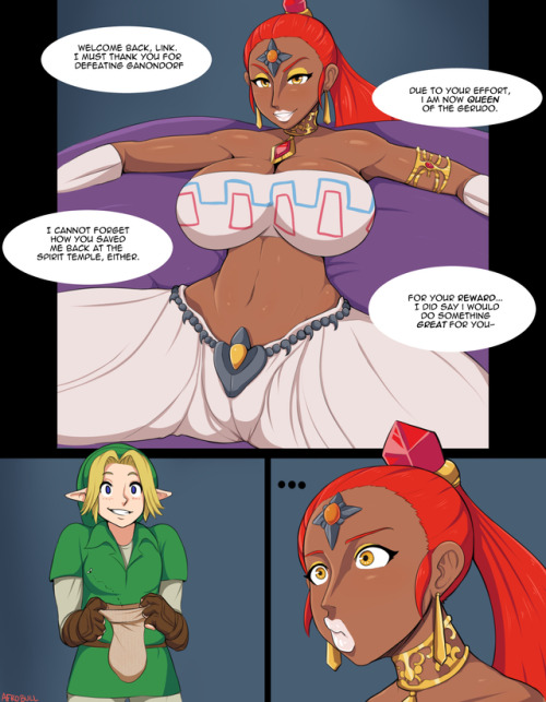 some-horny-guy: GERUDO by Afrobull Part 1 