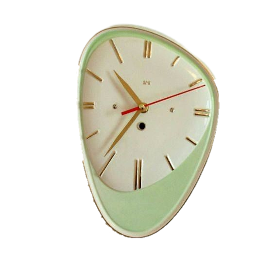 green clock