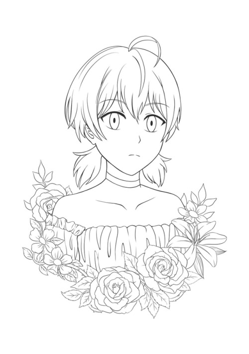 Here is the Koito Yuu version. I’ll post it colored soon!By the way, you may also follow me on Faceb