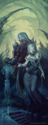 artsfantasia:  Otherworldly Royalty by Jon Neimeister (A World of Fantasy)
