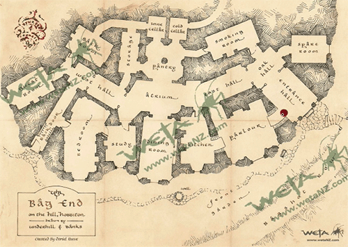 hobbitunderthemountain:  How the hell does Bag-End work, anyway? Pt. 1 