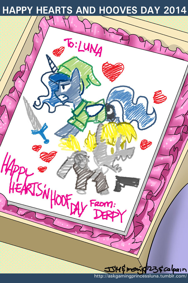 askgamingprincessluna:  Ask Gaming Princess Luna 007  D'aww! ;w; &lt;333