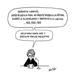 y así señores es la INjusticia chilena desde siempre, los que tienen plata y poder se salvan de todo, mientras el que roba para comer se pudre en la carcel. 