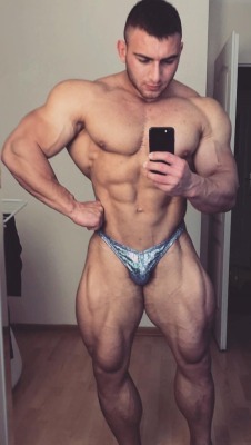 roidedmusclepig:You’re going to be a stunning muscle escort. You’re going to be raking in money, and that pussy will be the closest thing to satisfied it’s ever been. And you’re going to keep packing on pound after pound after pound of roided