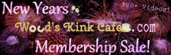 woodsgotweird: 🥂15% off Memberships to WoodsKinkCafe.com! 🎆 It’s the New Year and WoodsKinkCafe.com now officially has over 100 clips available for instant streaming! To celebrate I wanted to thank my supporters for the awesome year by extending