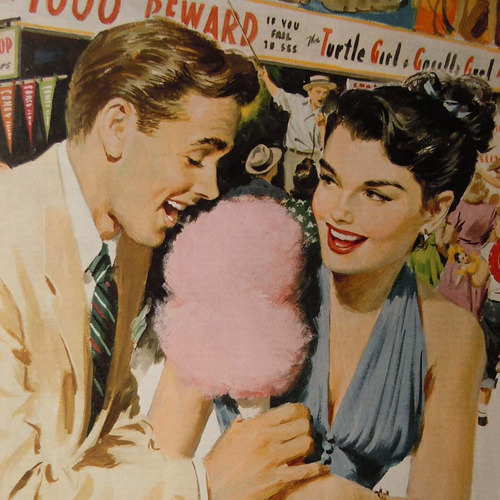 theniftyfifties:  1950s pulp illustration 