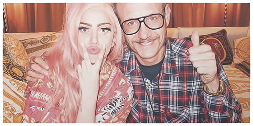 inlovewithgaga:  Lady Gaga and Terry Richardson Behind the Scenes 