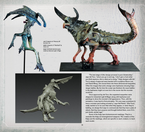 laminatedduck:  charactermodel:  Kaiju and Concepts [ Pacific Rim ] via IO9  Woahohhh look at dem Kaiju. 