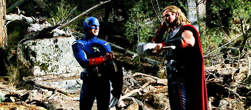  I had seen the film “Thor”, but I had never seen him in person with the whole