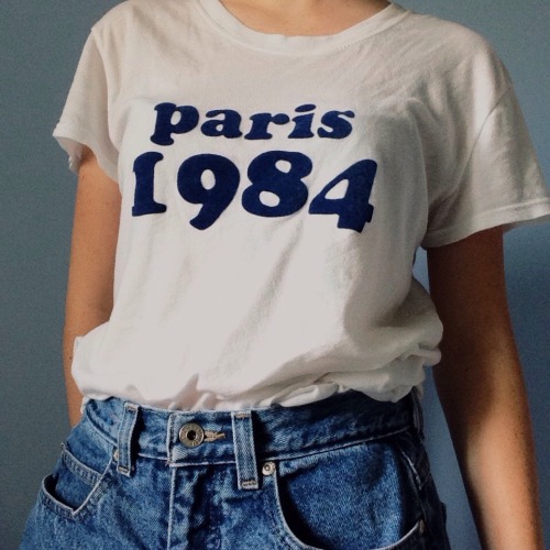 artible:i don’t know what happened in paris in 1984 but i’m in love with this shirt