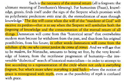 Klossowski on the religiousity of Nietzsche in ‘On Some Fundamental Themes of the Gaia Scienza’. 