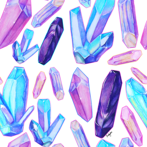 Soul gem pattern! Sparkles and pastels! (transparent) ✨