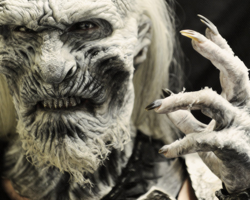kipkinkels-deactivated20140129:  Details of the White Walker special effects make-up.