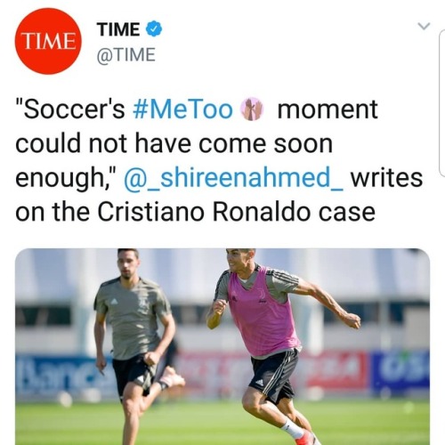 I wrote a thing for @time on #CR7, rape, media, and #metoo.Link in bio. #sportsjournalism #sportsm