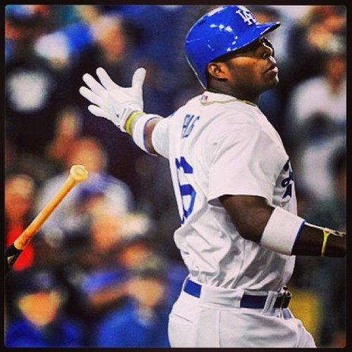 New favorite no Sox player…Yasiel Puig. Kid is unbelievable!! #yasielpuig #baseball #losangel