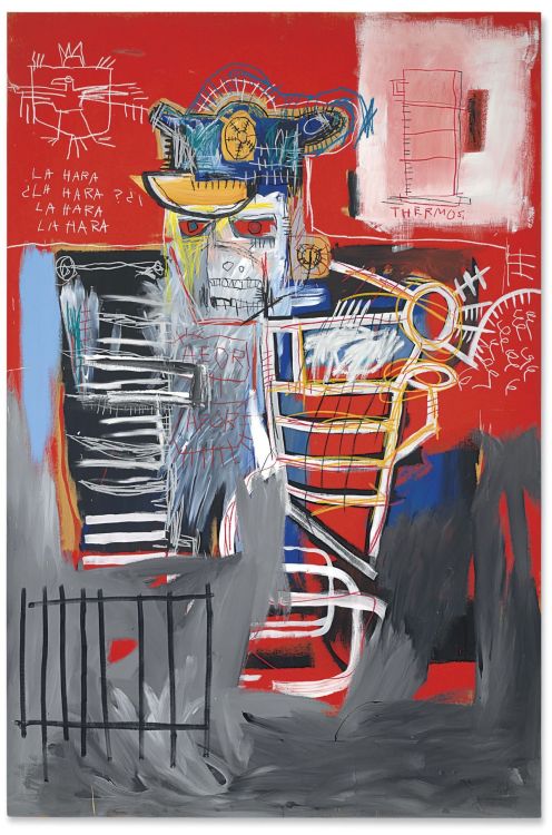 La Hara, Jean-Michel Basquiat, 1981, Jean-Michel Basquiat #jeanmichelbasquiat#basquiat#naïveart#americanart#streetart#neoexpressionism