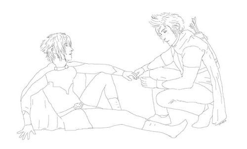 chikelo:  “They did a number on you, didn’t they?” the archer murmurs, eyes raking over Noct’s batte