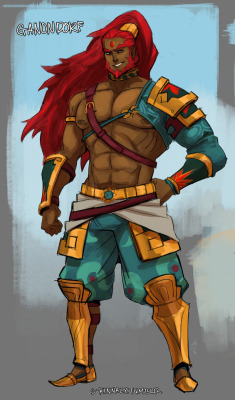 s-kinnaly:Ever since I saw the ‘Desert Voe’ outfit from Legend of Zelda, Breath of the Wild, I couldn’t resist putting Ganondorf in it and what it could be TTwTT 