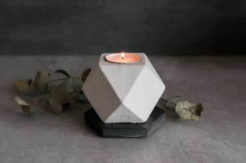 Concrete Candle Holder //RzConcreteDesign