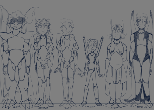 Redrawing/redesigning some ooooooold (8 years at least) ocs