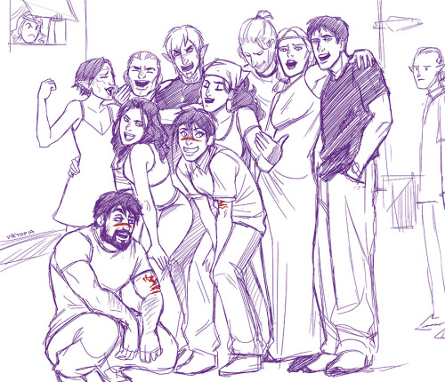 viktopia:I drew the fam.  (｢๑•₃•)｢  inspired by this.  ahahEdit: