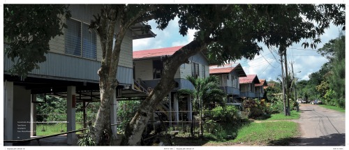 Pre-fab wooden houses made by Bruynzeel, Onverdacht, Suriname