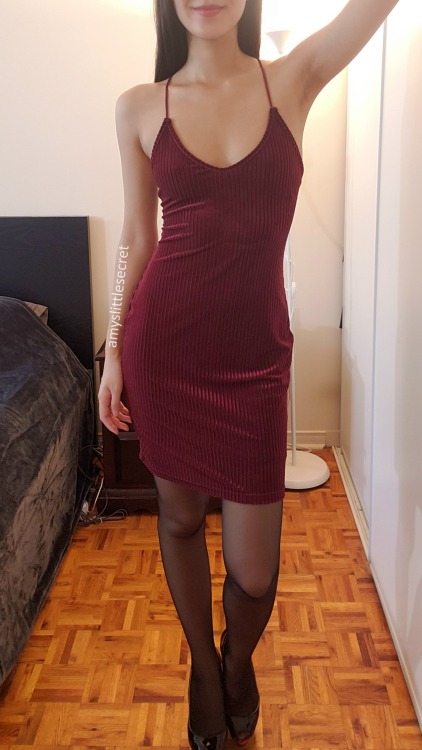 [OC] My date dress. I don&rsquo;t bother wearing a bra or panty underneath