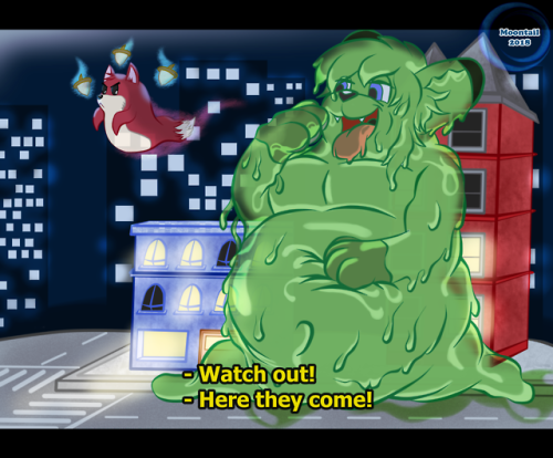 sketch-kun:   “FOoOooOODNEED CONSUME AaaAALL”   Funny pic between rareconker and me. The theme of th