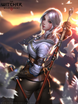 liang-xing:  The Witcher 3 is amazing game！I like it so much, Especially Ciri,So I draw  this, hope you like her.Patreon：https://www.patreon.com/liangxingGumroad：https://gumroad.com/liangxing