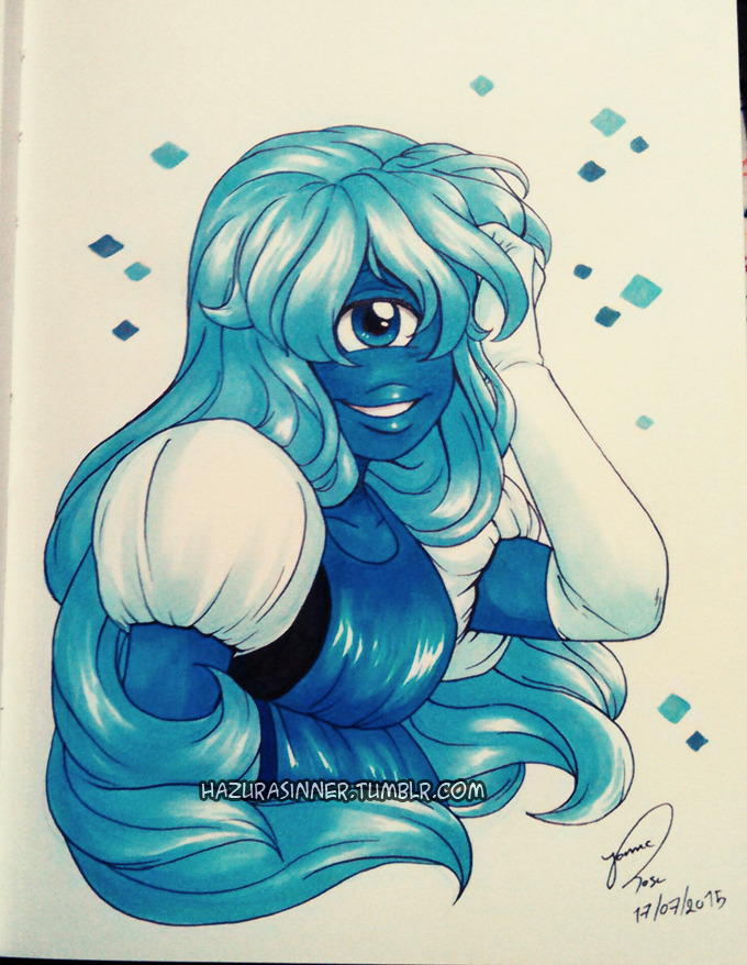 hazurasinner:  Hello everyone! I’m back from my vacation and I bring drawings this