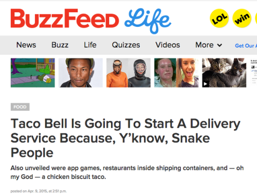 buzzfeed:There’s a Chrome extension that replaces “Millennials” with “Snake People” and it’s pretty 