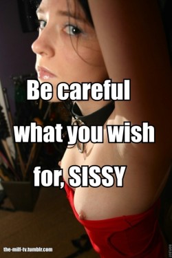 dominantadmirer:  An oldie, but a very goody.  This isn’t a warning, it’s a promise.