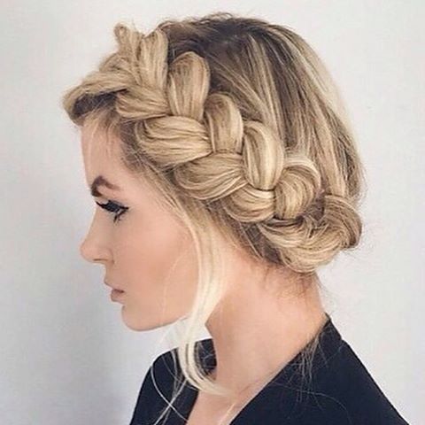 Braid updo hairstyles black women