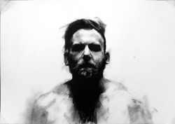 eatsleepdraw:  Charcoal portrait of Brendan