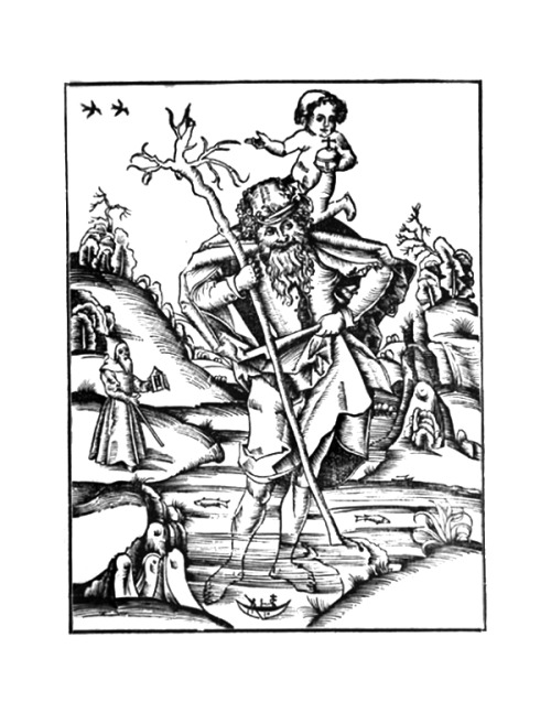 H. Steiner, St. Christopher carrying the child Jesus, 1510