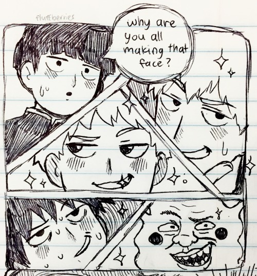 fluffberries:Idk why but I was hit with the urge to draw as many mp100 characters with the dreamwork