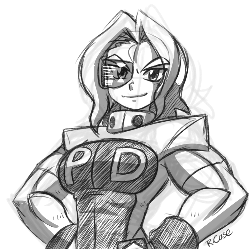 rcasedrawstuffs:  Futuristic Susan doodle   yup just a doodle to get warmed up this
